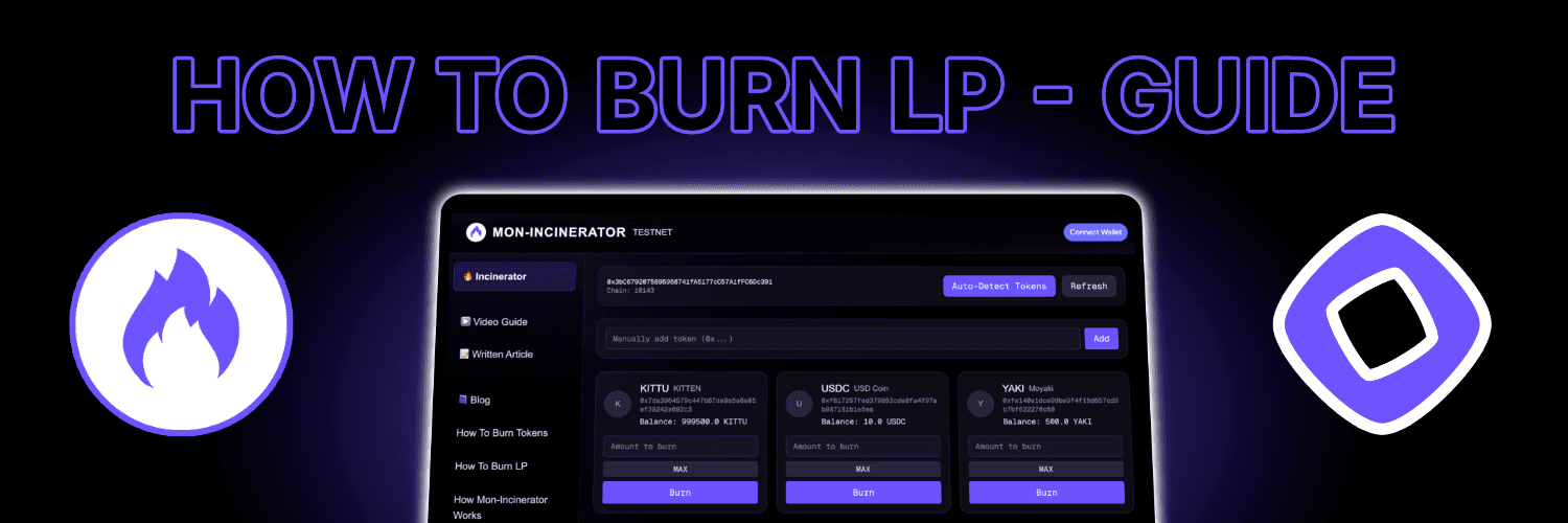 Monad LP Token Burning Guide Banner